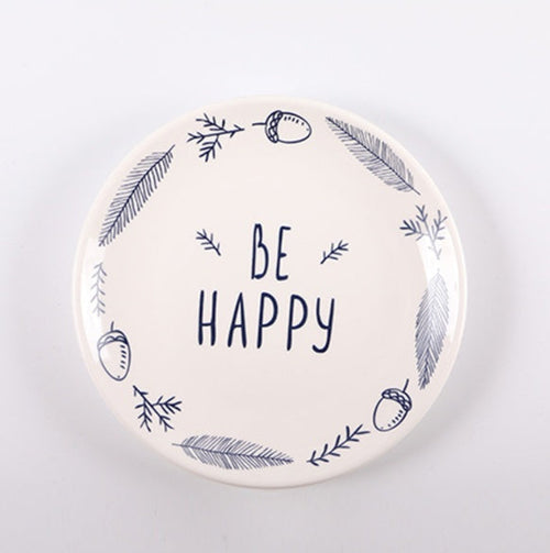 Creative Western dishes, cakes, breakfast dishes, hotels, ceramic